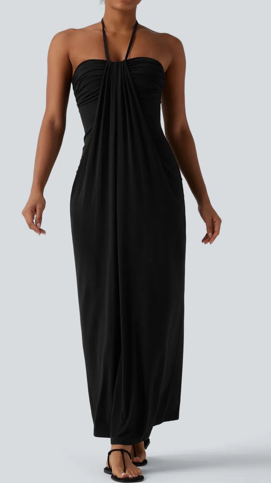 Women's Halter-Neck Backless Maxi Dress - Nordfashionstorm - Women's Clothing, Fashion for You - Nordfashionstorm.com