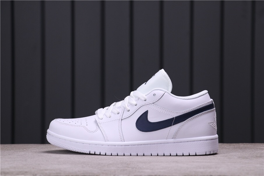Air Jordan 1 Low  White Obsidian  553558-114 - Sneaker Replica Workshop