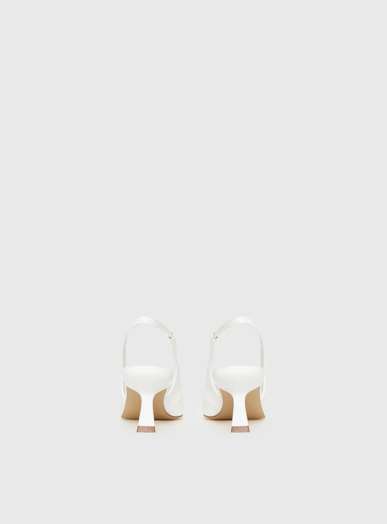 Denalia Pointed Toe Heels White Matte