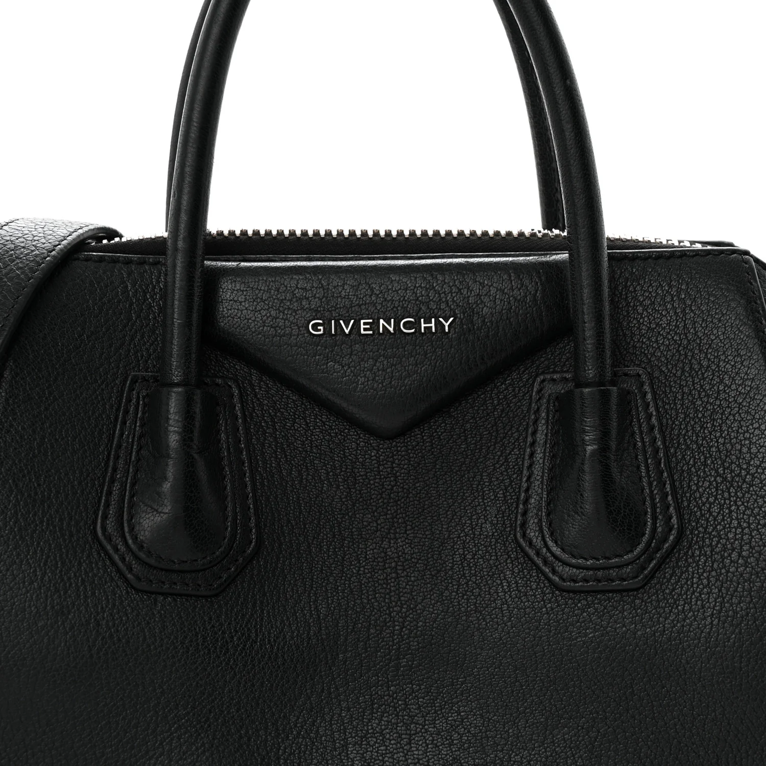Sugar Goatskin Small Antigona Black - Top Club