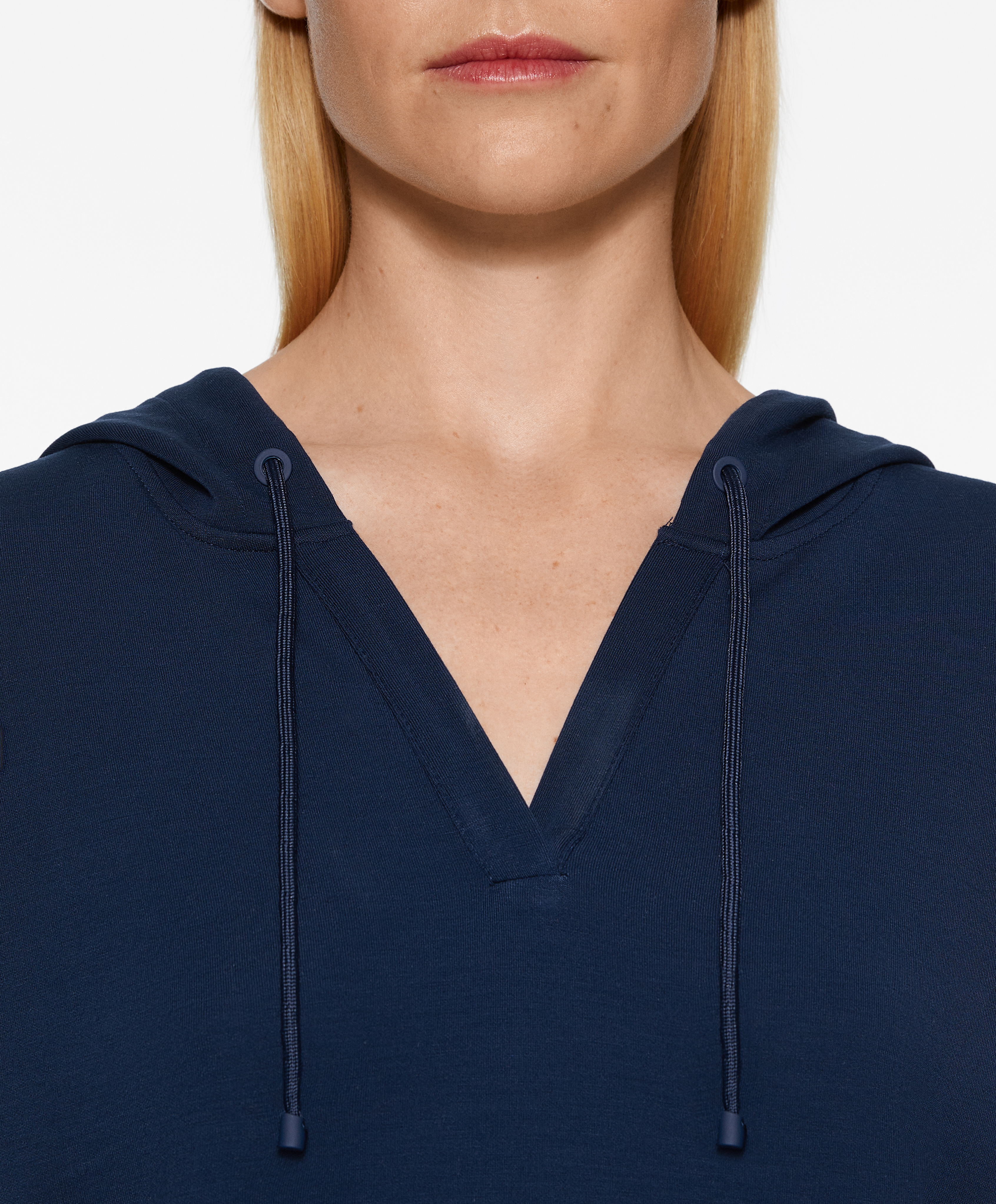 OYSHO V-neck sweatshirt with modal