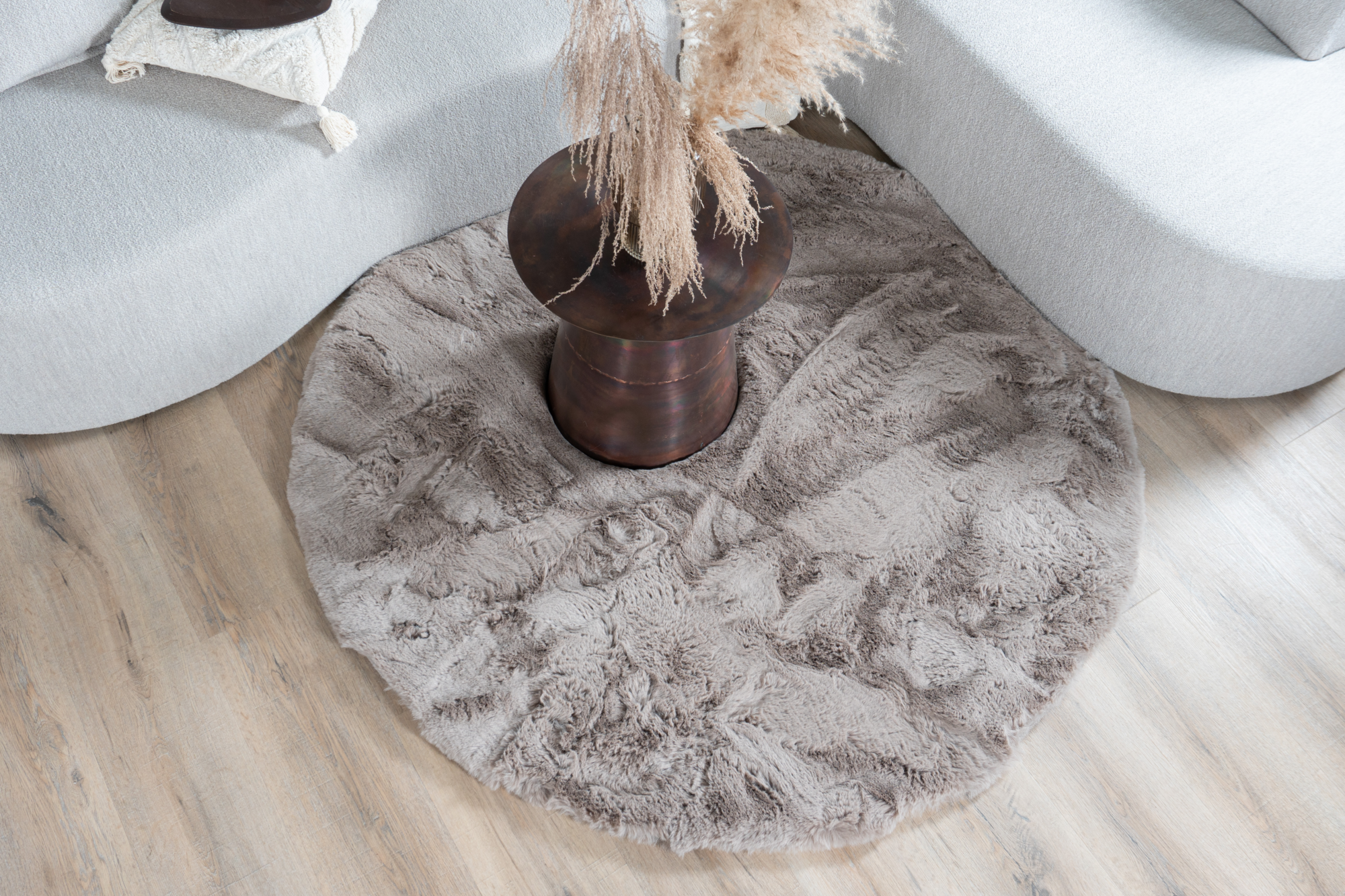 Vloerkleed Morbido Nature ø160 cm