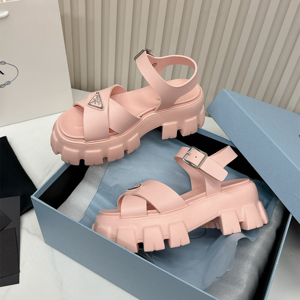 PRADA Monolith rubber sandals - Top Club