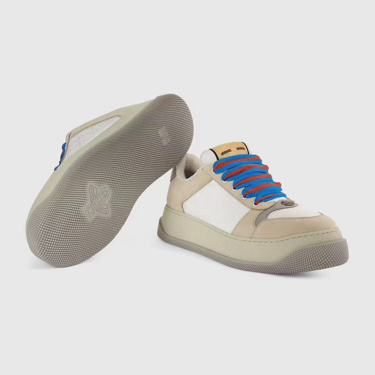 Gucci Unisex Trendy Sneakers With Vibrant Colorful Laces - Sneaker Replica Workshop