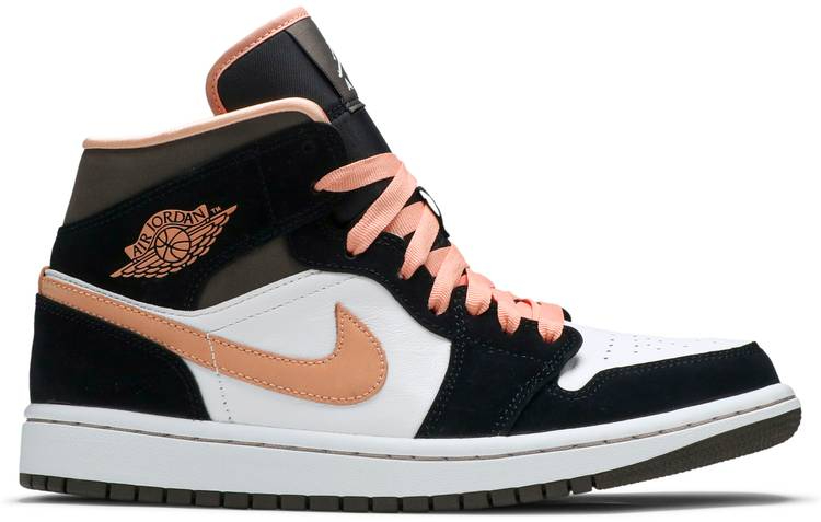 Wmns Air Jordan 1 Mid SE  Peach Mocha  DH0210-100 - Sneaker Replica Workshop