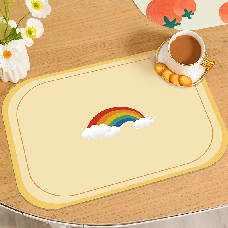 Wholesale High Quality Square Table Mat Non-Slip PVC Western Restaurant Placemat Dining Table Mat（10 pcs）