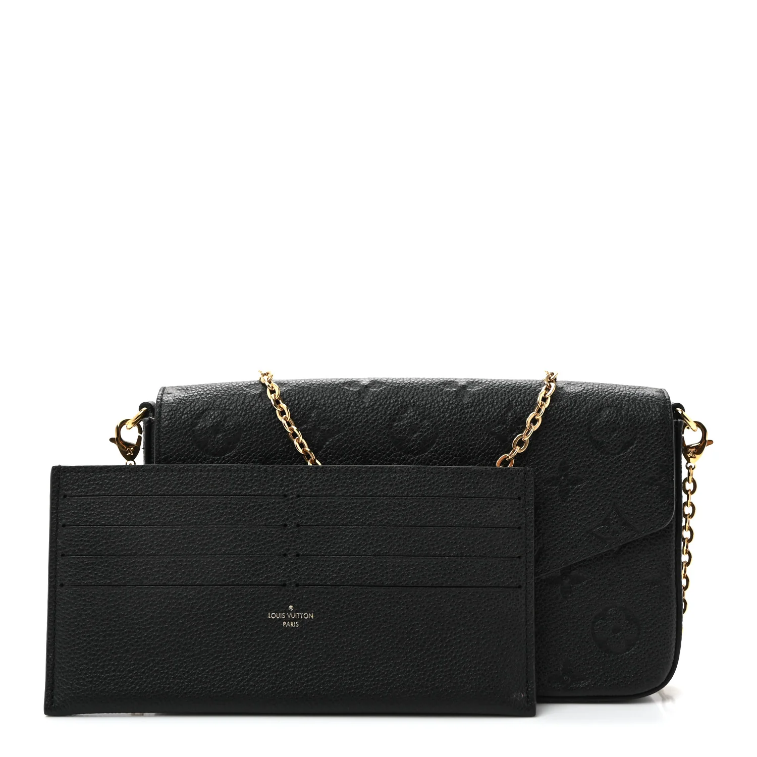 Empreinte Pochette Felicie Chain Wallet Black - Top Club