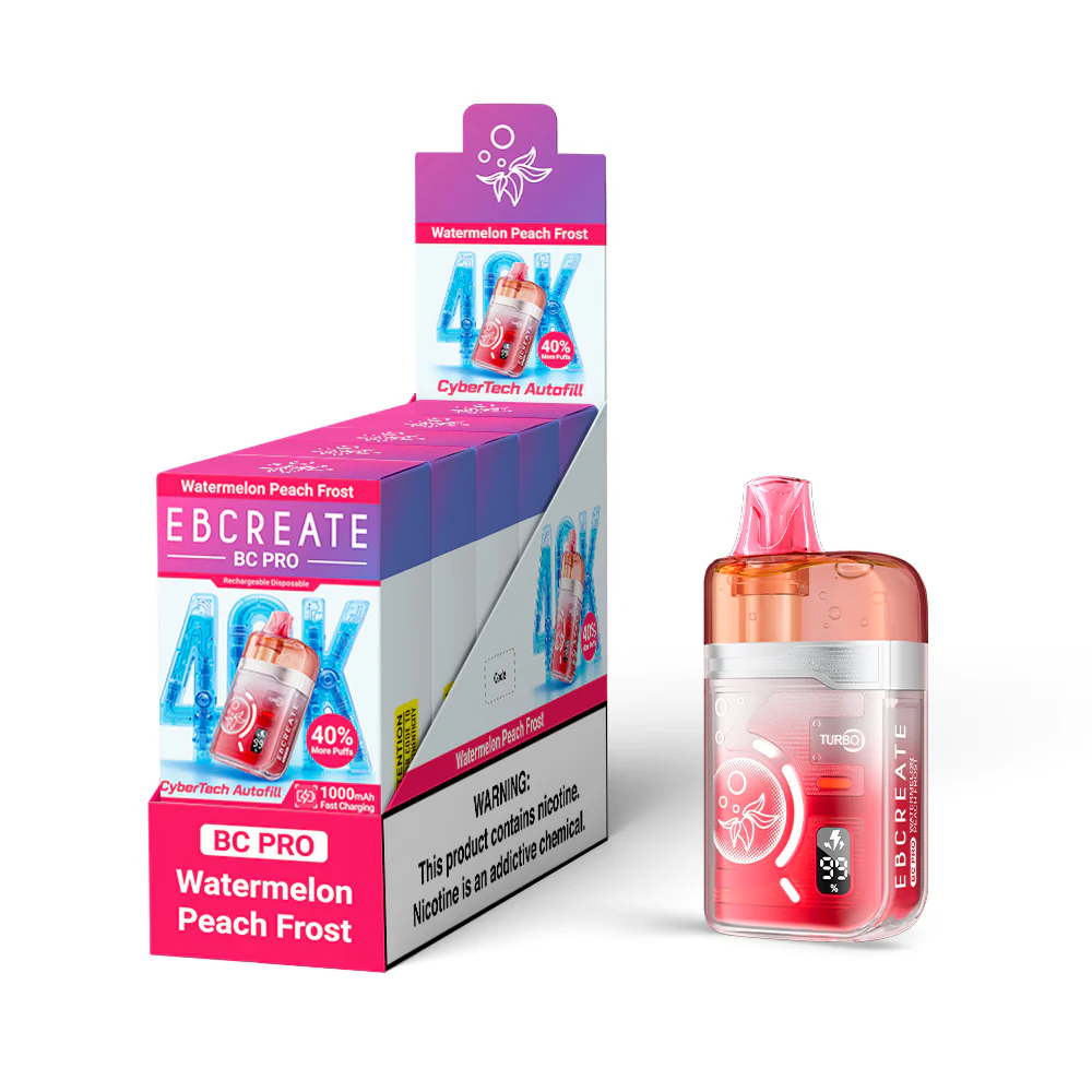 EBCREATE BC PRO Rechargeable Disposable Vape (All Flavours)