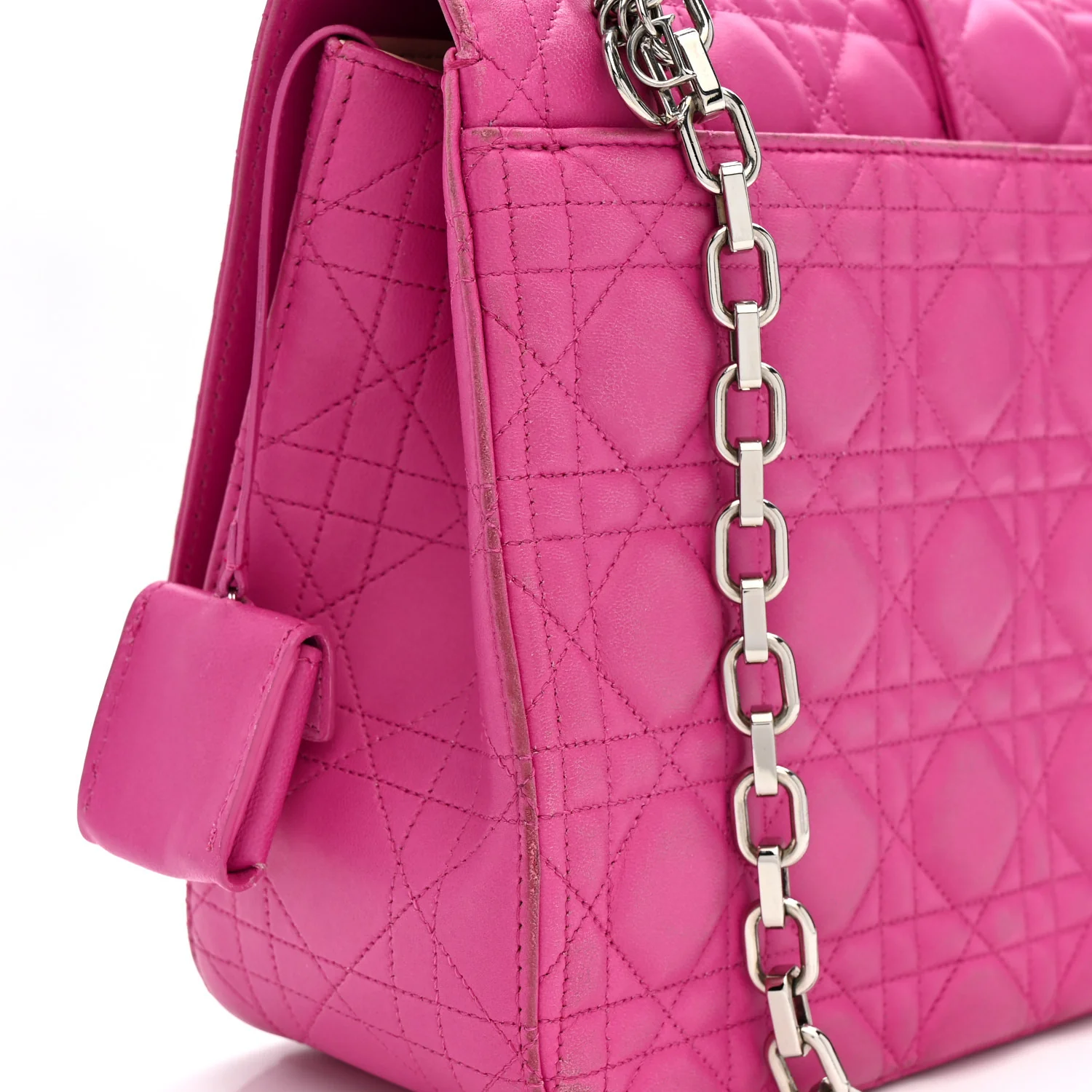 Lambskin Cannage Large Miss Dior Flap Sorbet - Top Club