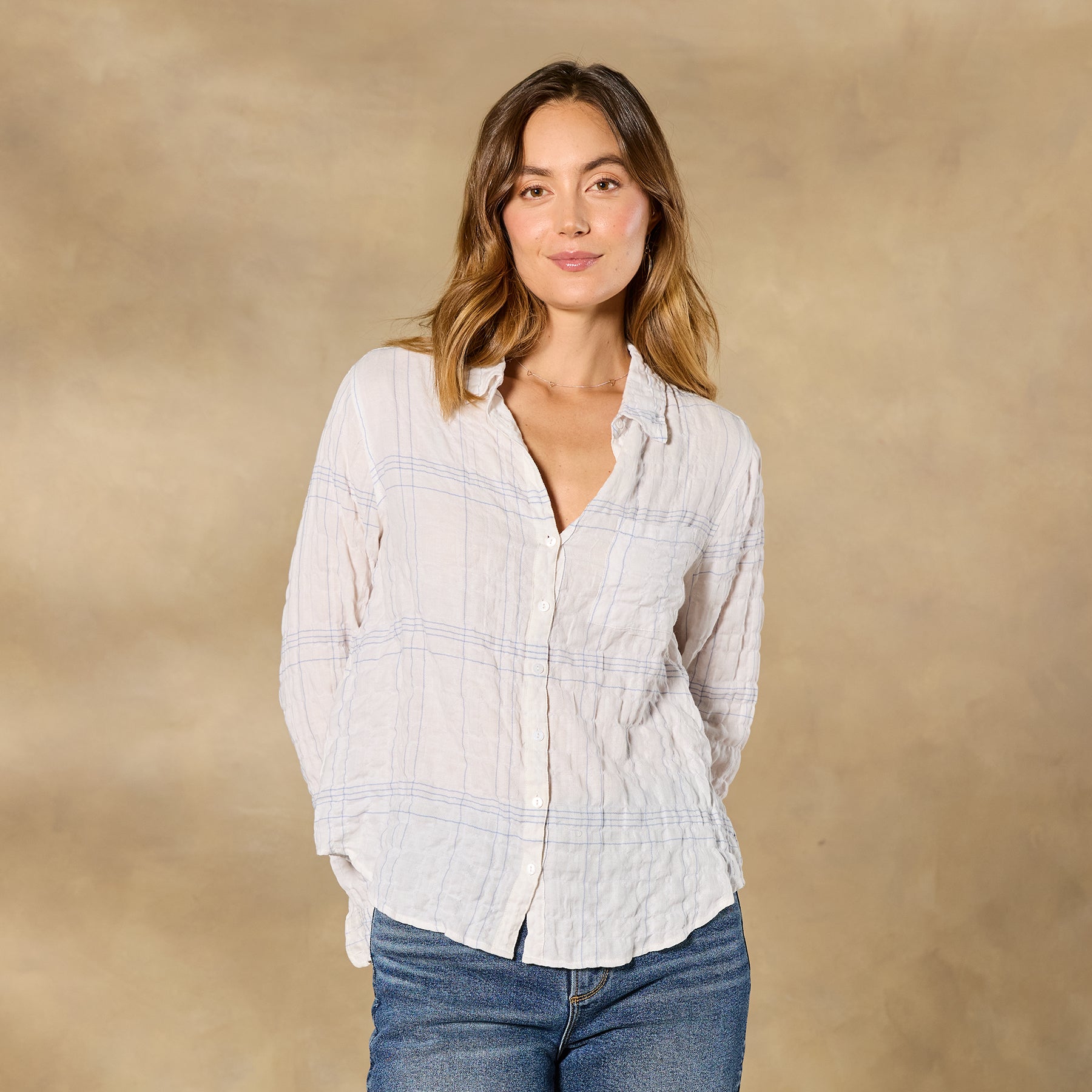 Elodie Button Down Shirt - Sundance Living