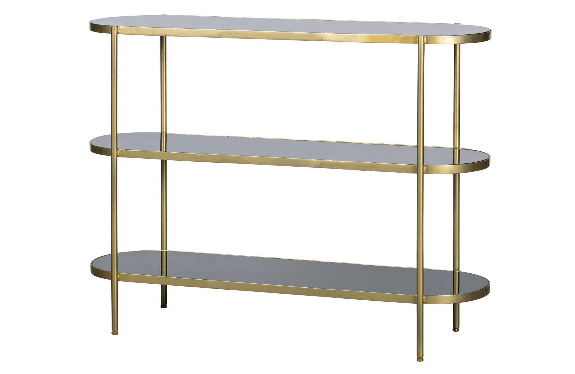BePureHome sidetable Smokey sidetable Smokey sidetable metaal/glas antique brass