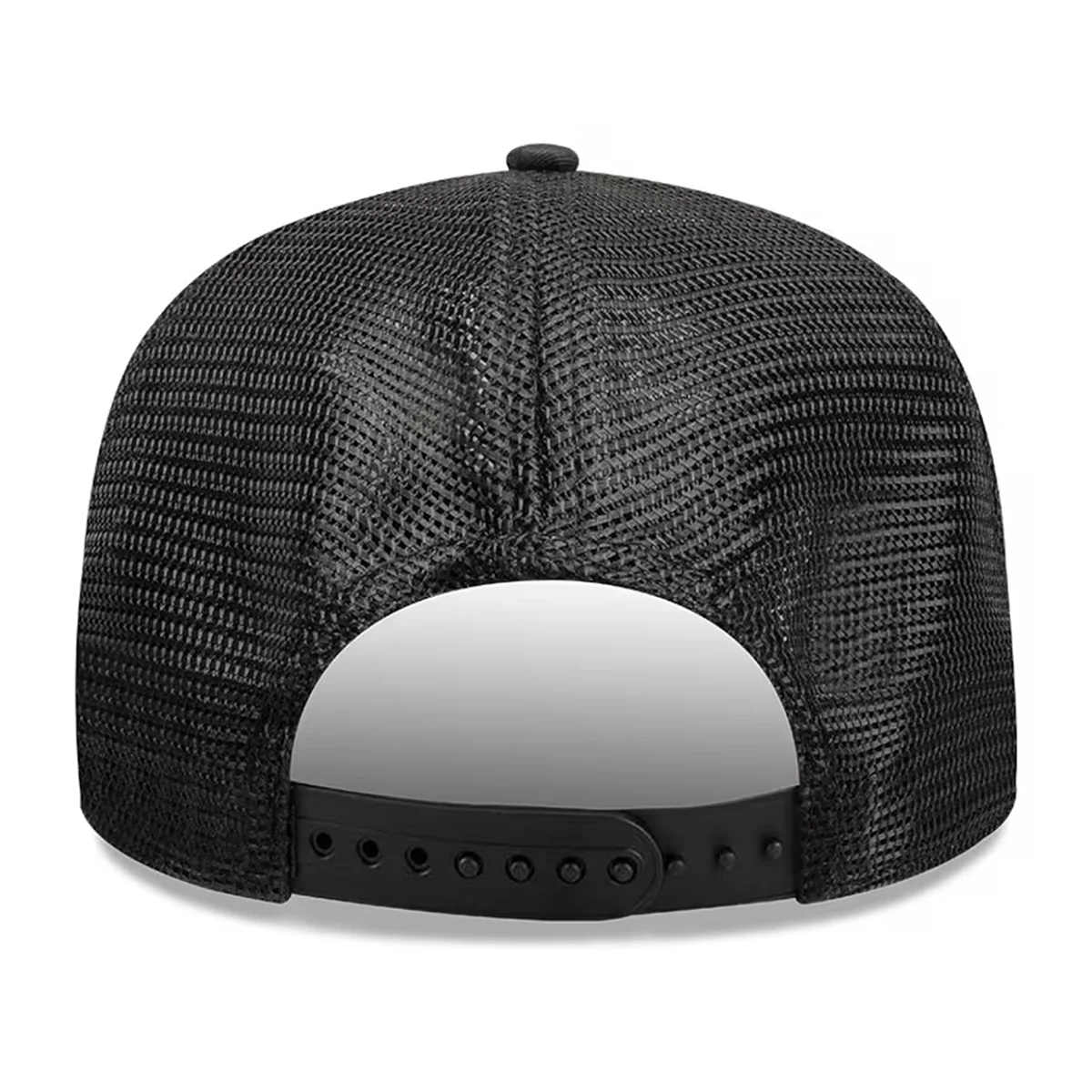 New Era Men's Tonal Seminole Logo Adjustable 970SS Quilted Trucker - Black - MoB Apparel