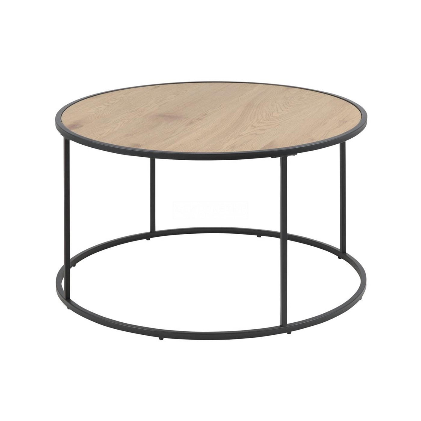 Salontafel Vic Ø80 cm Naturel