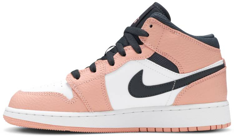 Air Jordan 1 Mid  Pink Quartz  555112-603 - Sneaker Replica Workshop