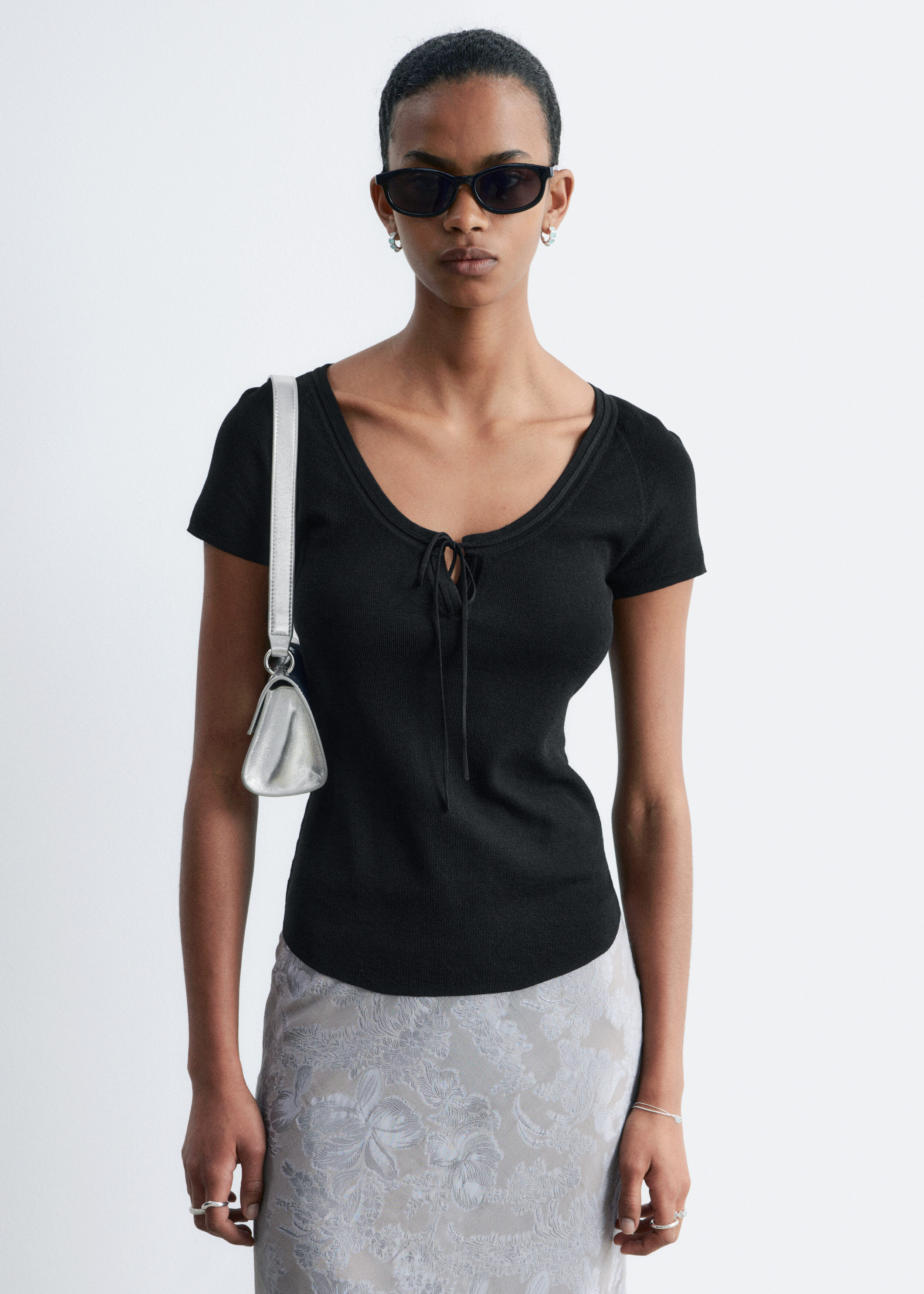 & Other Stories TIE-FRONT TOP