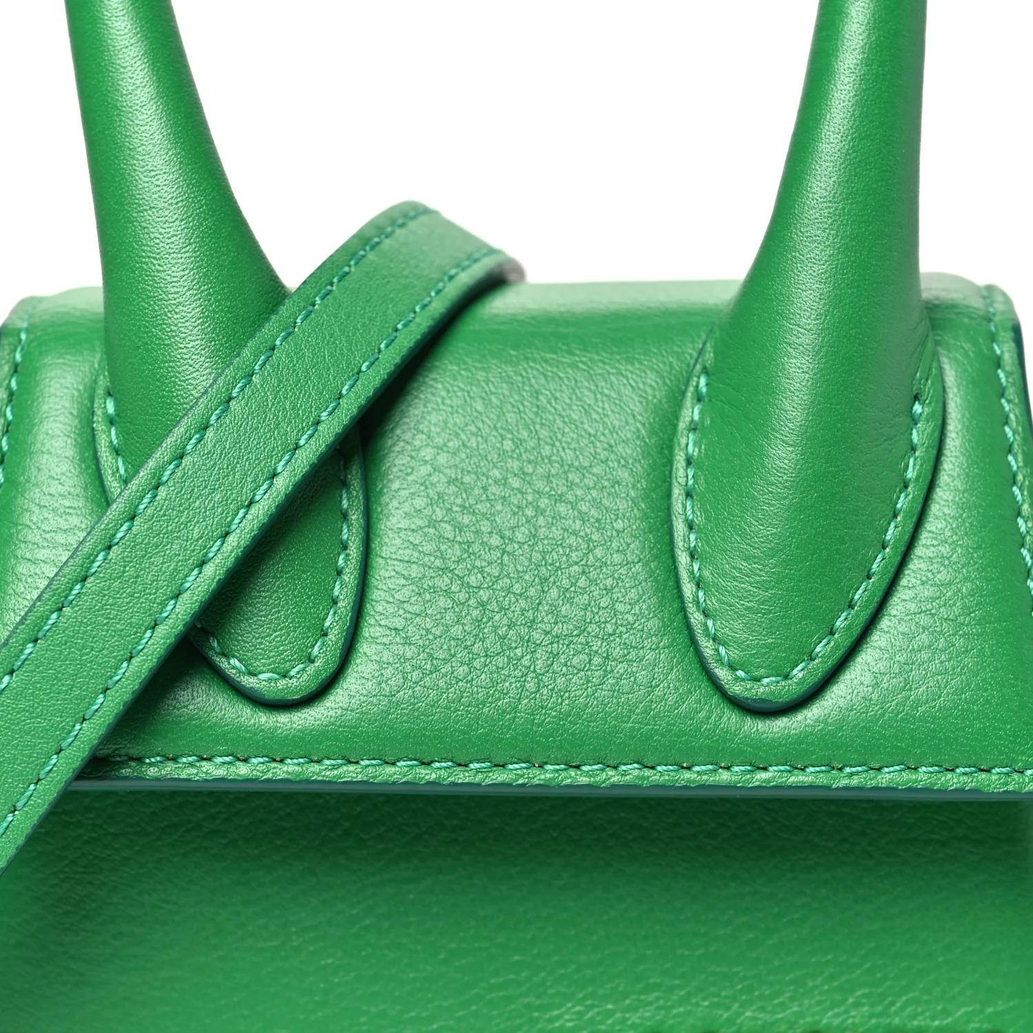 Smooth Calfskin Le Chiquito Green - Top Club