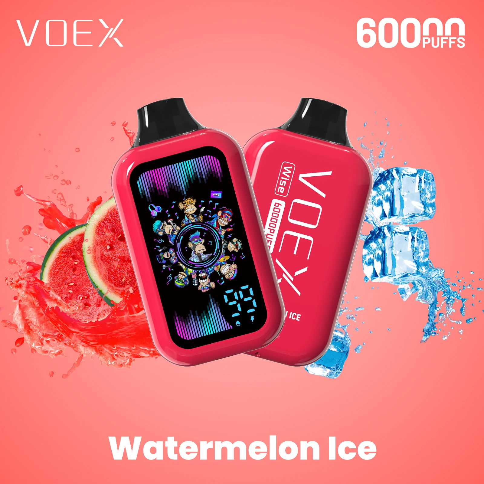 VOEX Wise/Space 60K jednorazowy e-papieros (wszystkie smaki)
