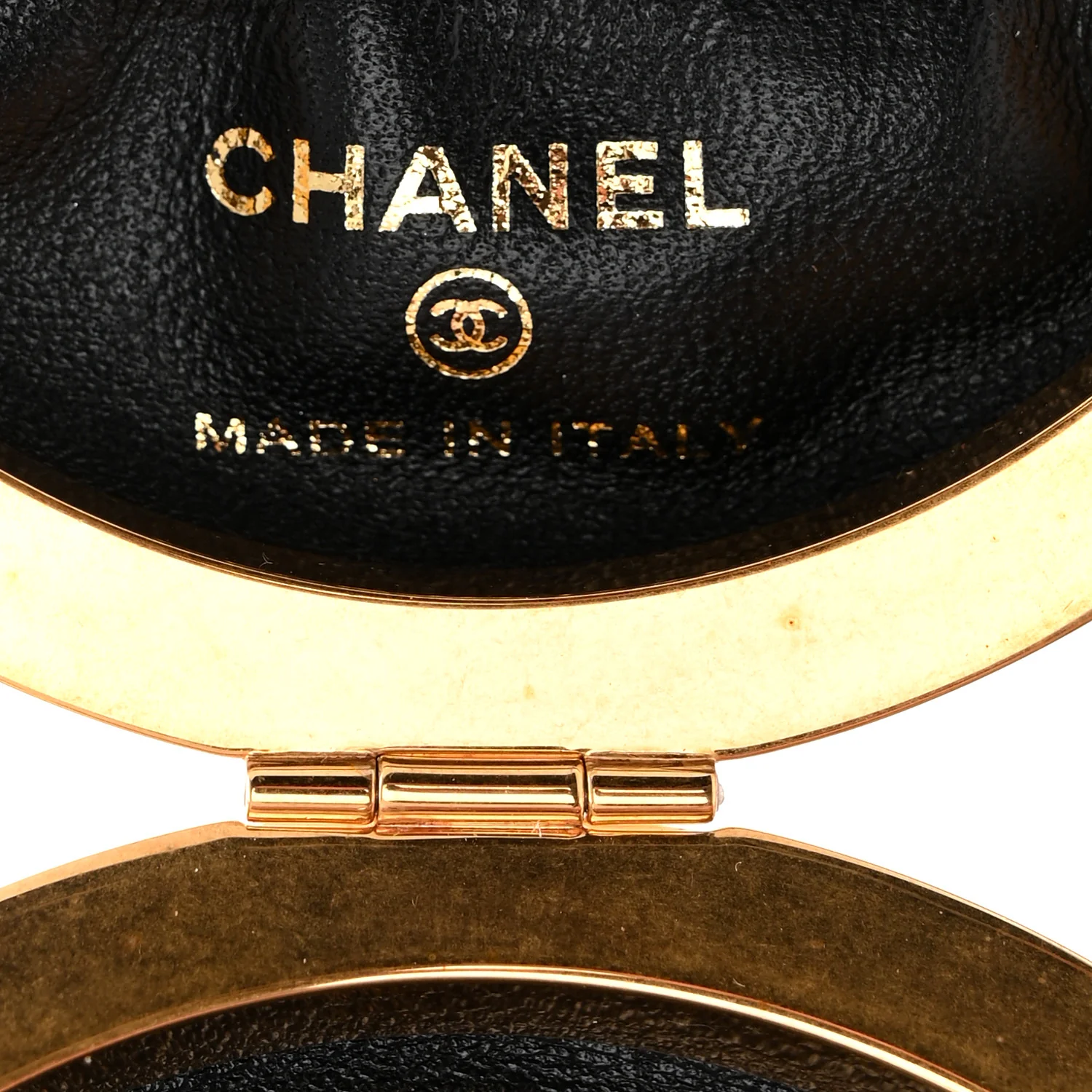 Lambskin Quilted Sphere Minaudiere Chain Clutch Black - Top Club