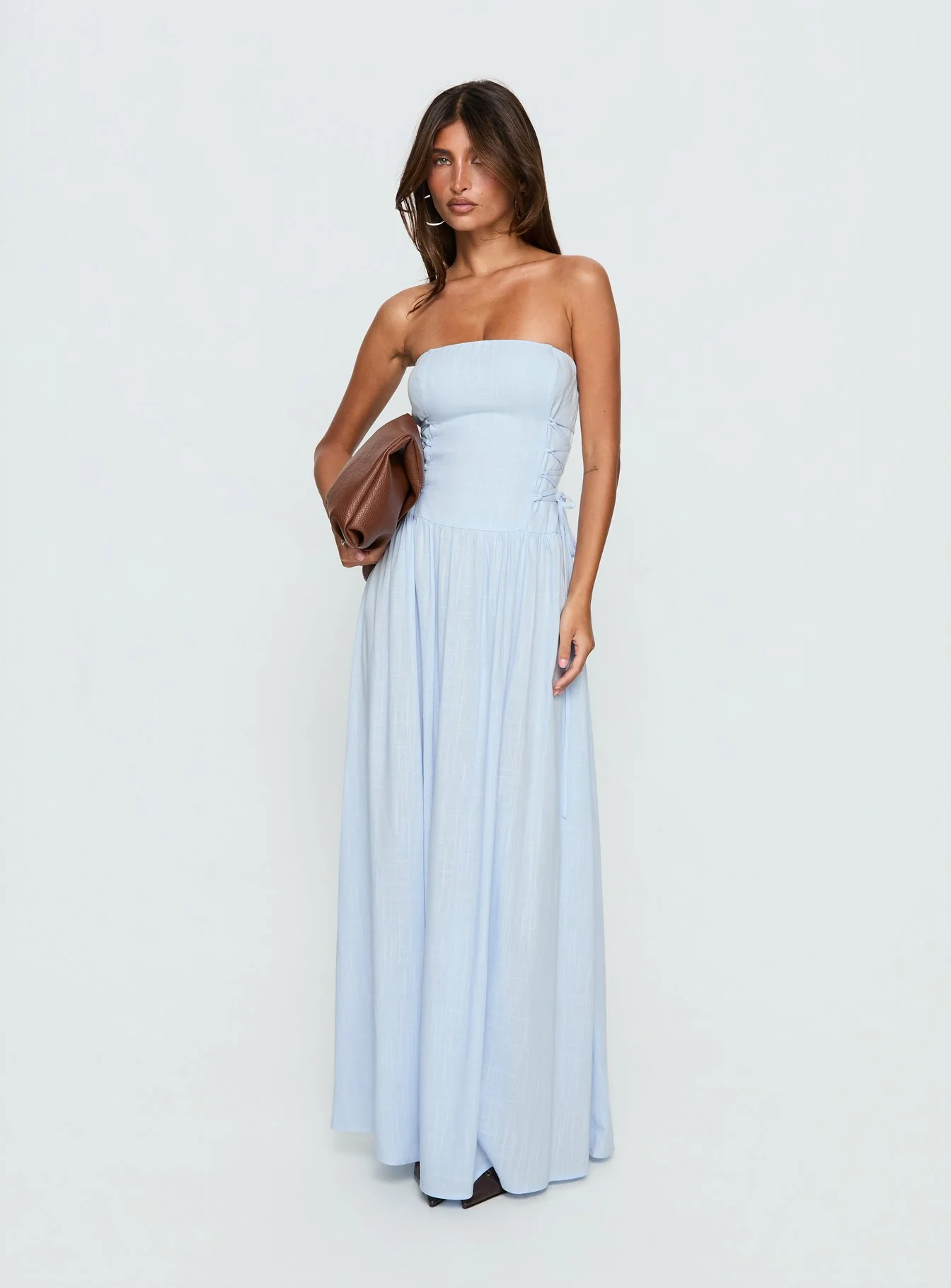 So Far So Good Maxi Dress Baby Blue