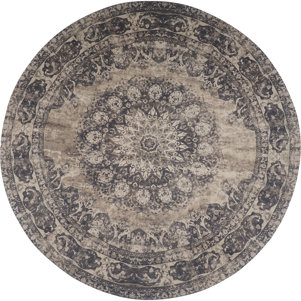 Vloerkleed Viola Rond Green 120 cm