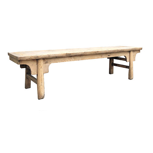 Oud houten bankje groot