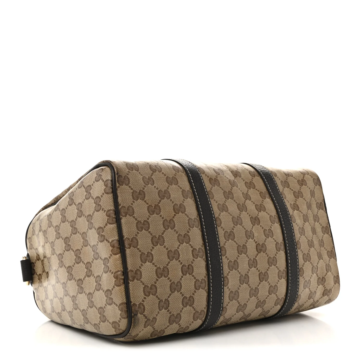 Crystal Monogram Medium Joy Boston Dark Brown - Top Club