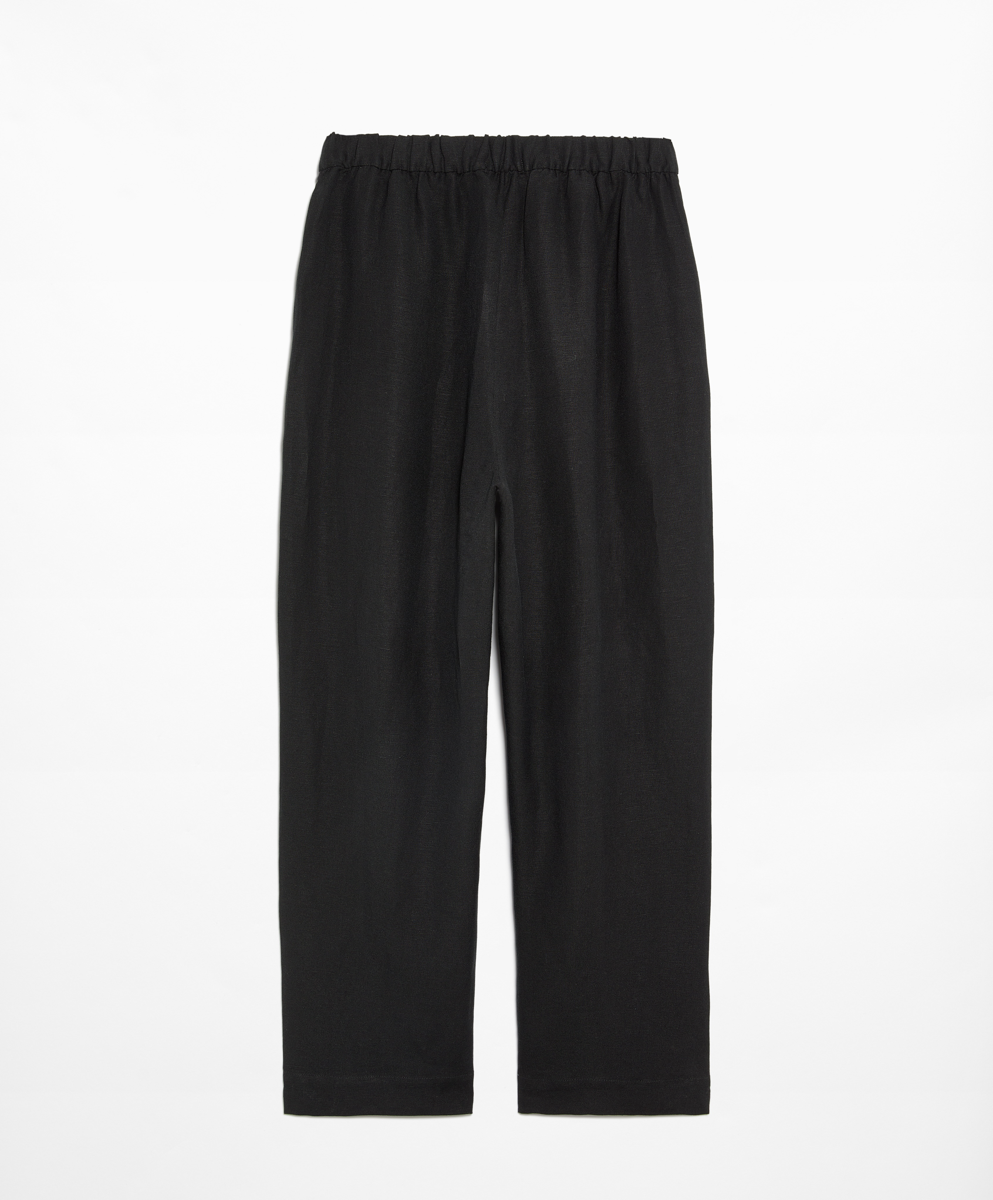 OYSHO Slim-fit trousers with linen