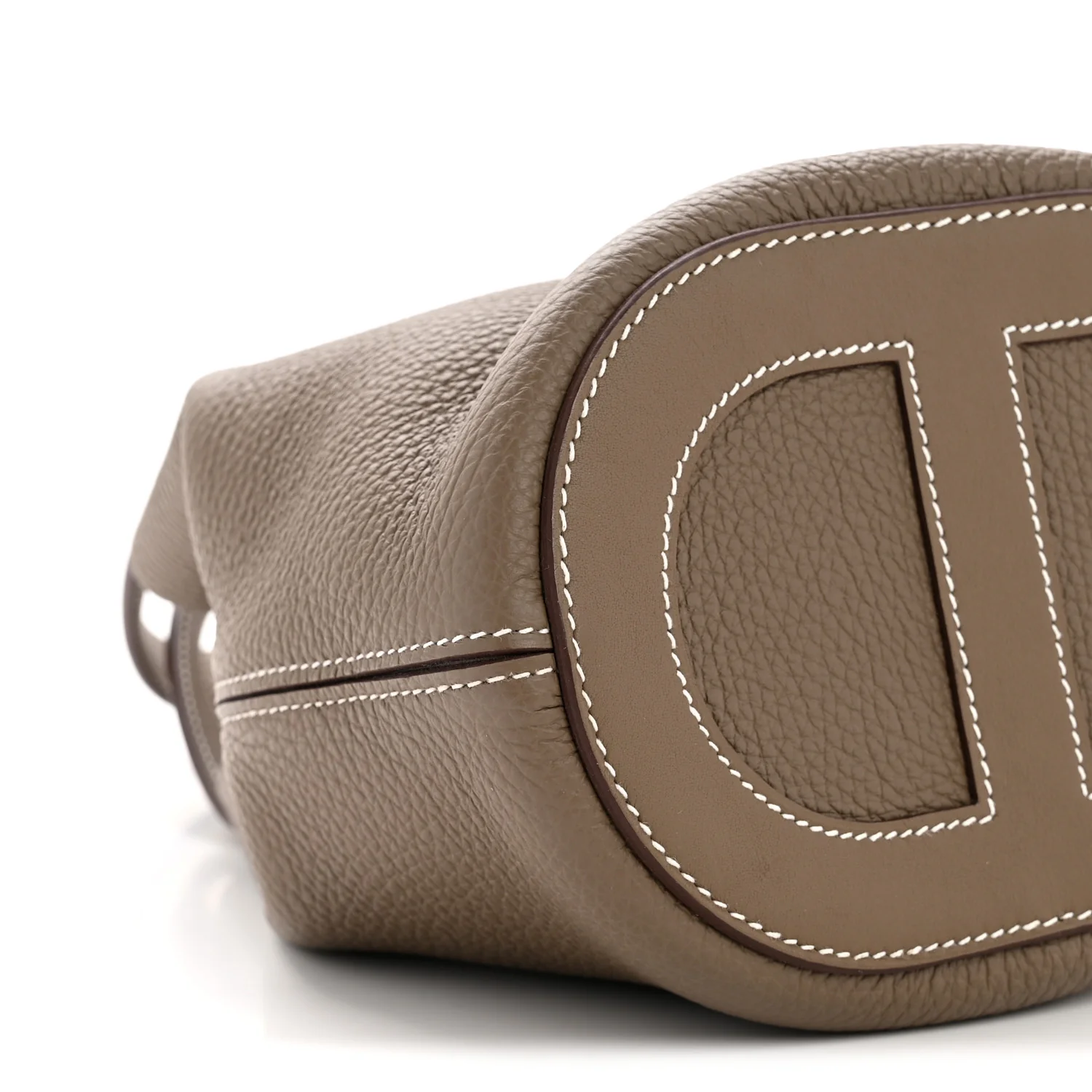 Taurillon Clemence Swift In-The-Loop 18 Bag Etoupe - Top Club