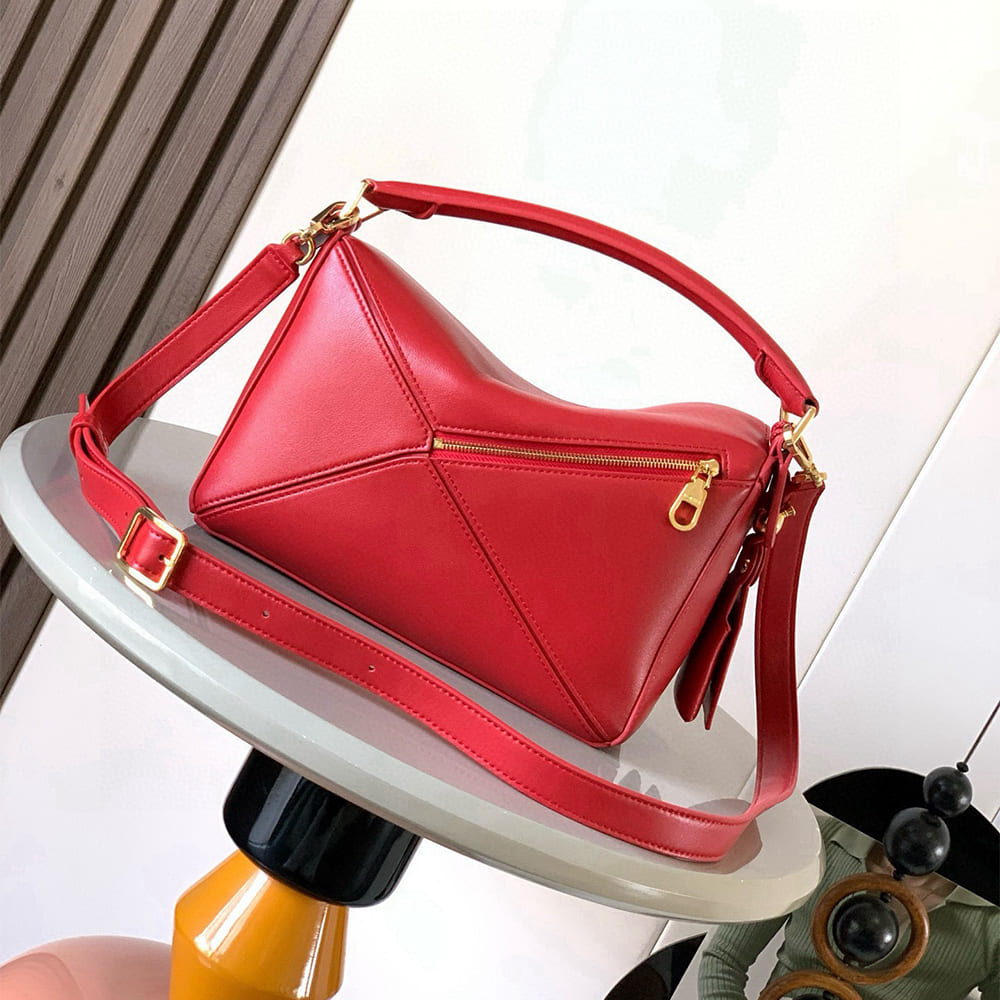 Loewe Small Featherlight Puzzle bag in nappa lambskin(HIGH-END GRADE) - Top Club