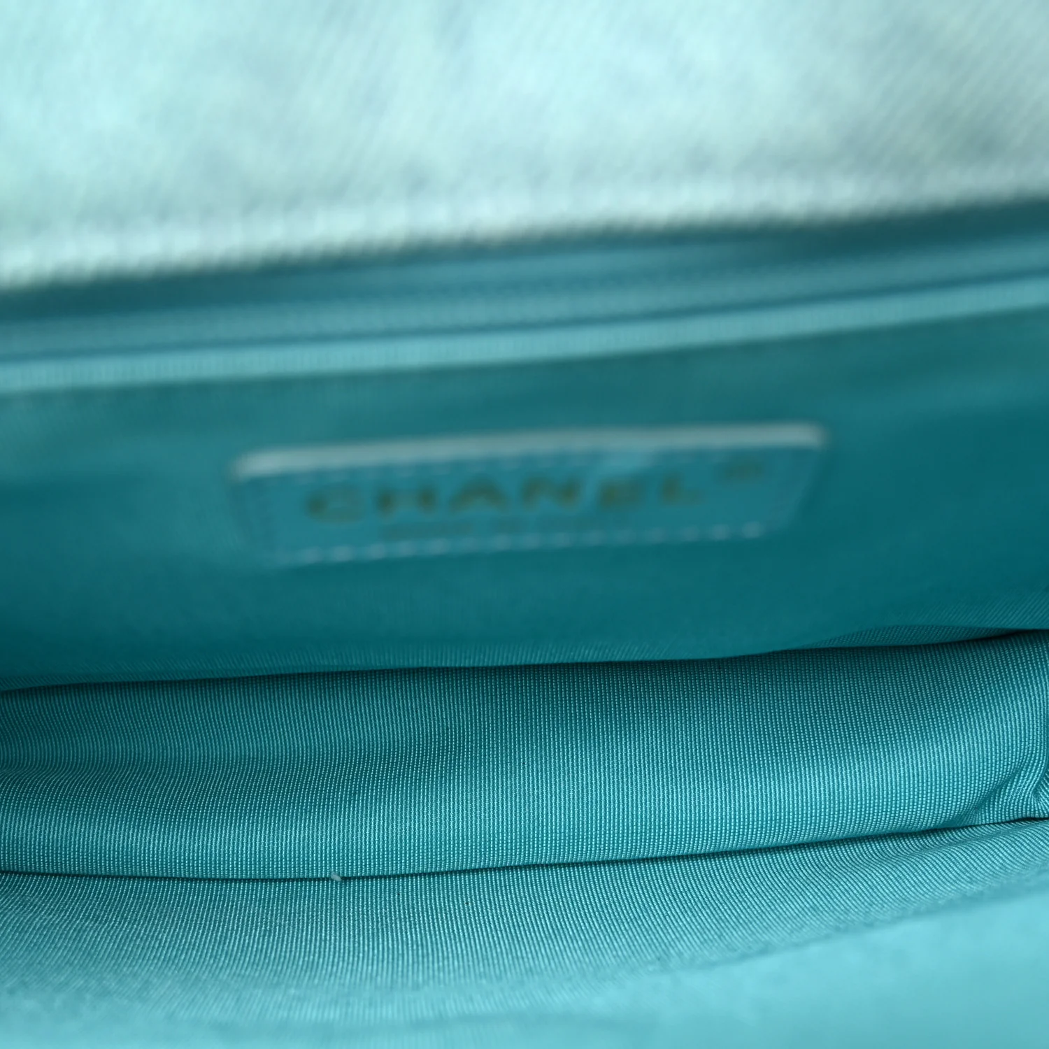 Denim Quilted Small Messenger Flap Neon Blue - Top Club