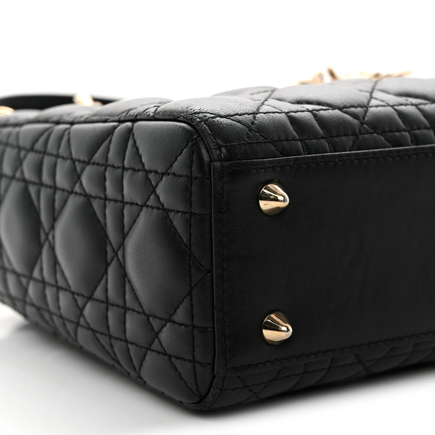 Lambskin Cannage Small My ABCDior Lady Dior Black - Top Club