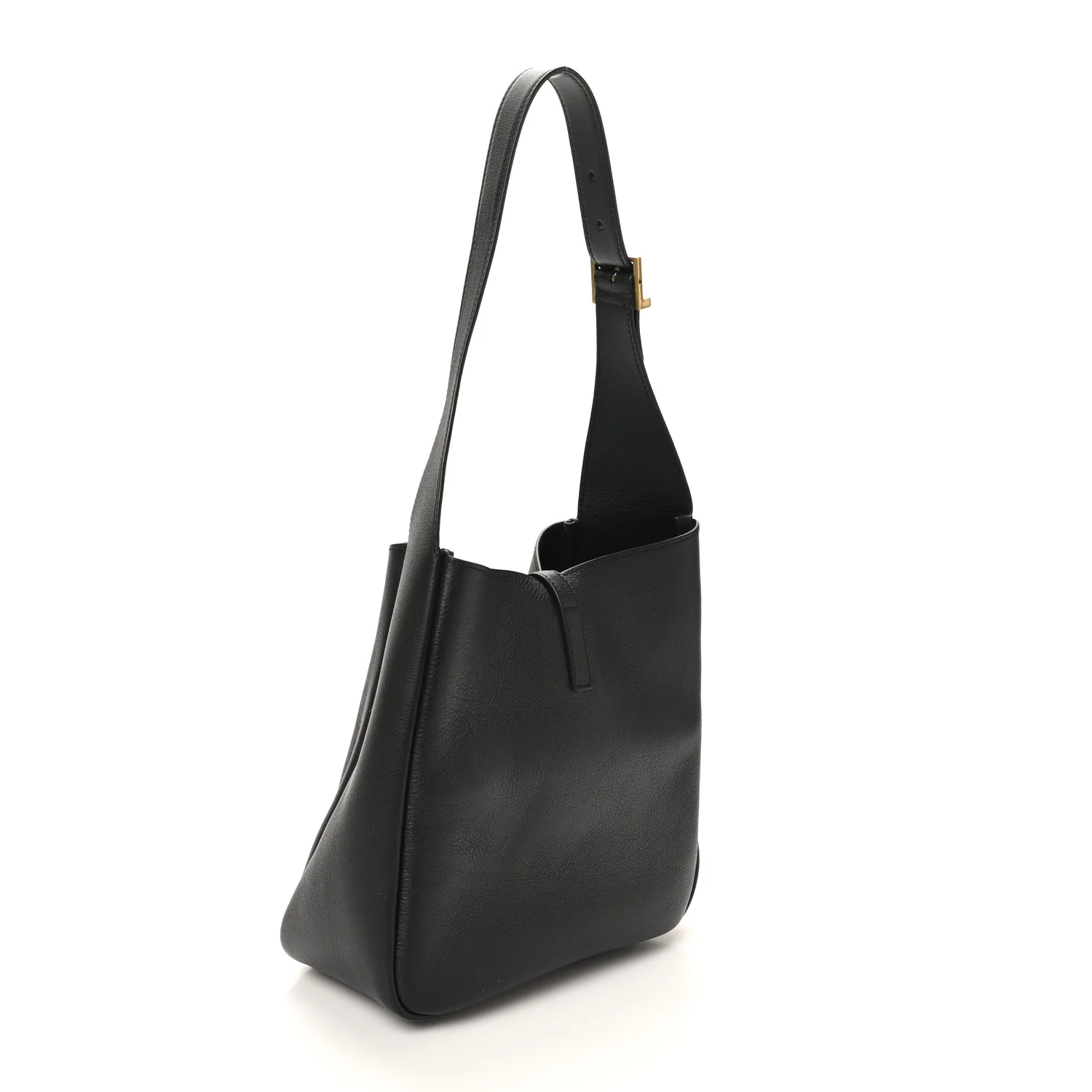 Smooth Calfskin Small Le 5 A 7 Soft Hobo Black - Top Club