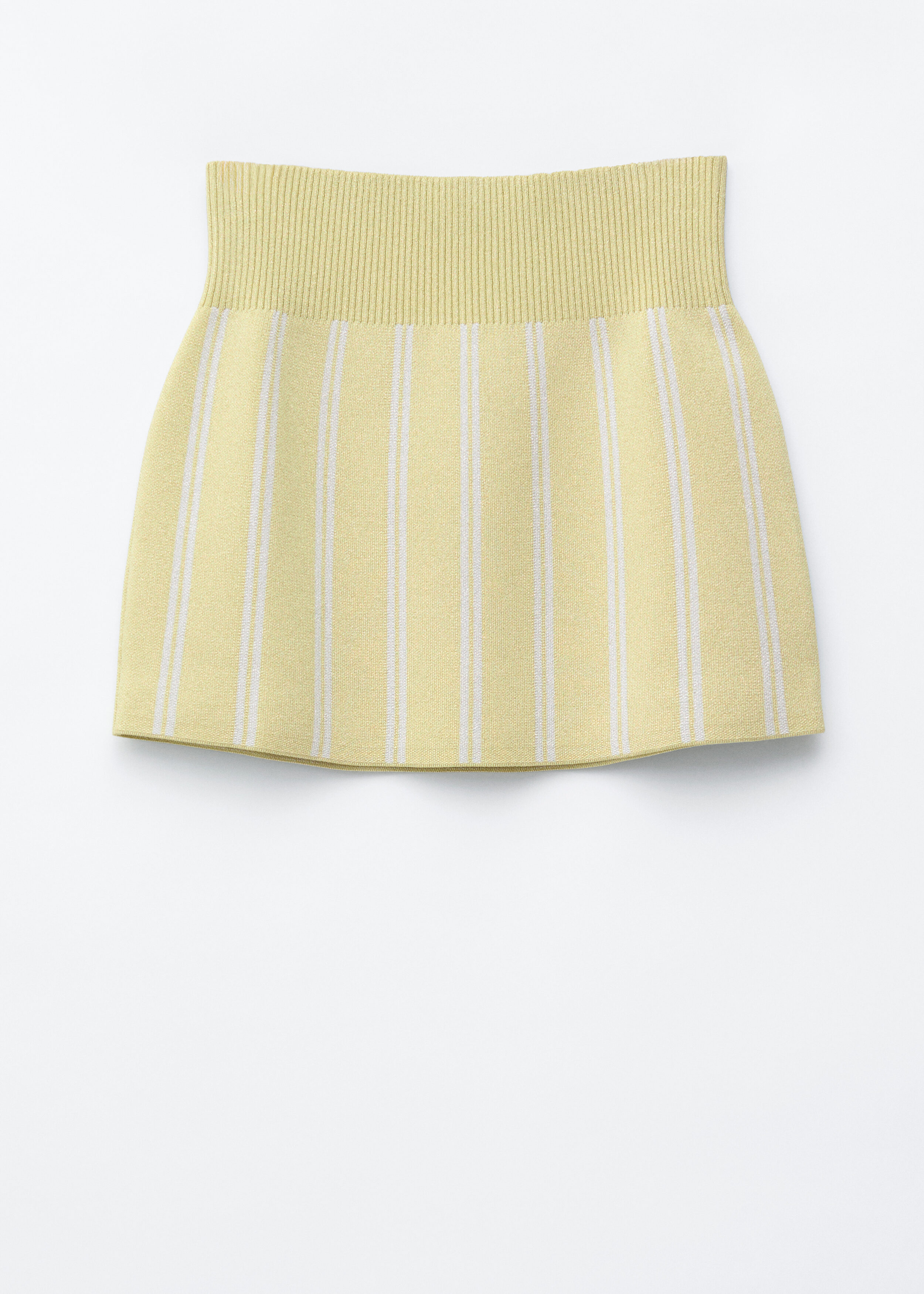 & Other Stories SHIMMER KNIT MINI SKIRT