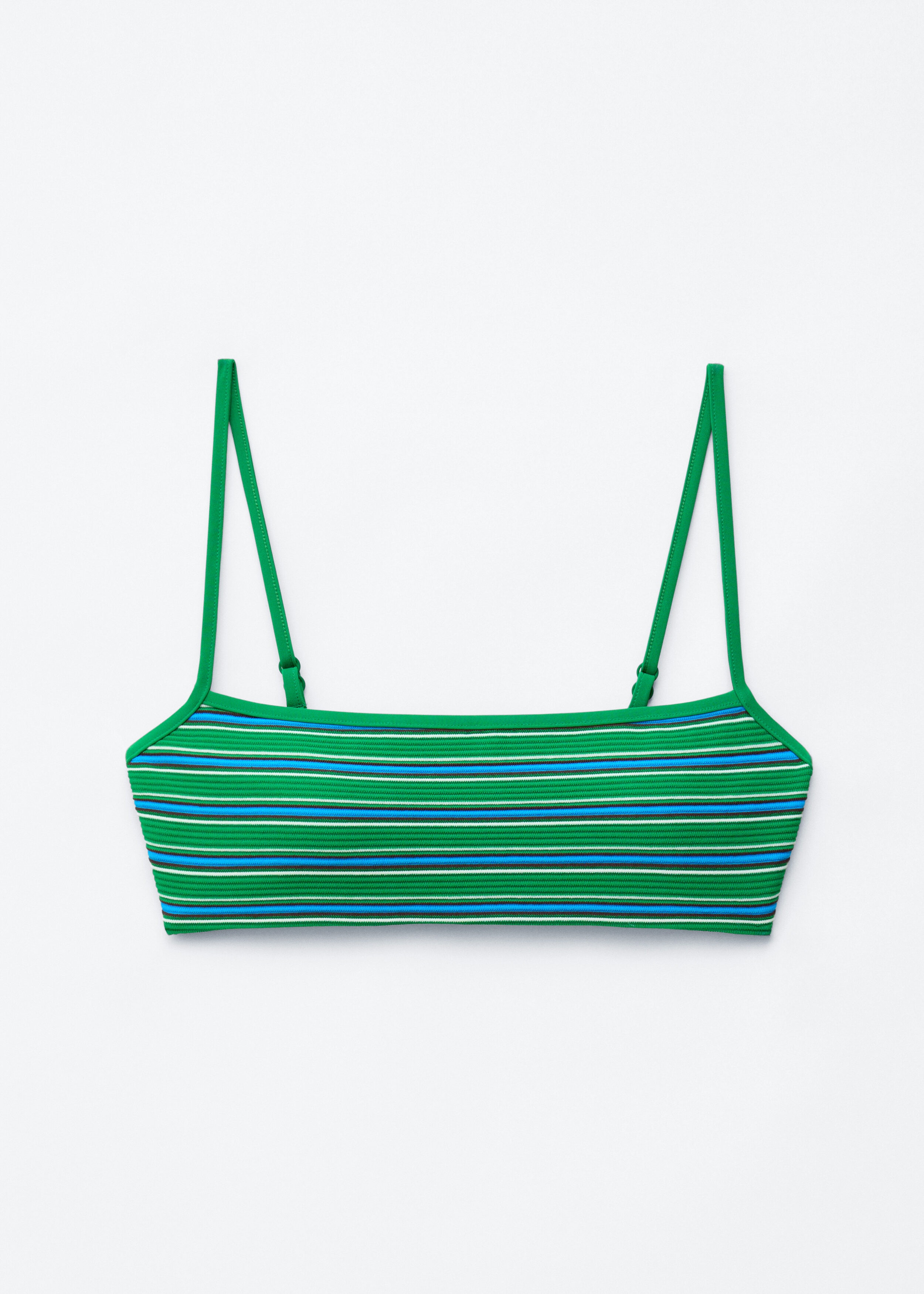 & Other Stories STRIPED BIKINI TOP