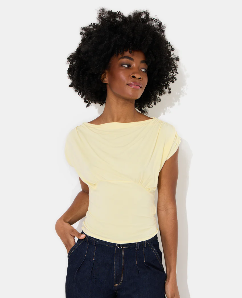 Pimkie Top fluide avec drapé