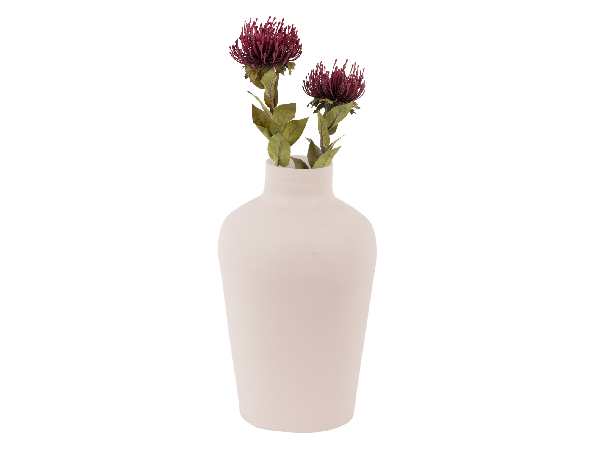 Vase Boaz Bottle iron textured warm grey
