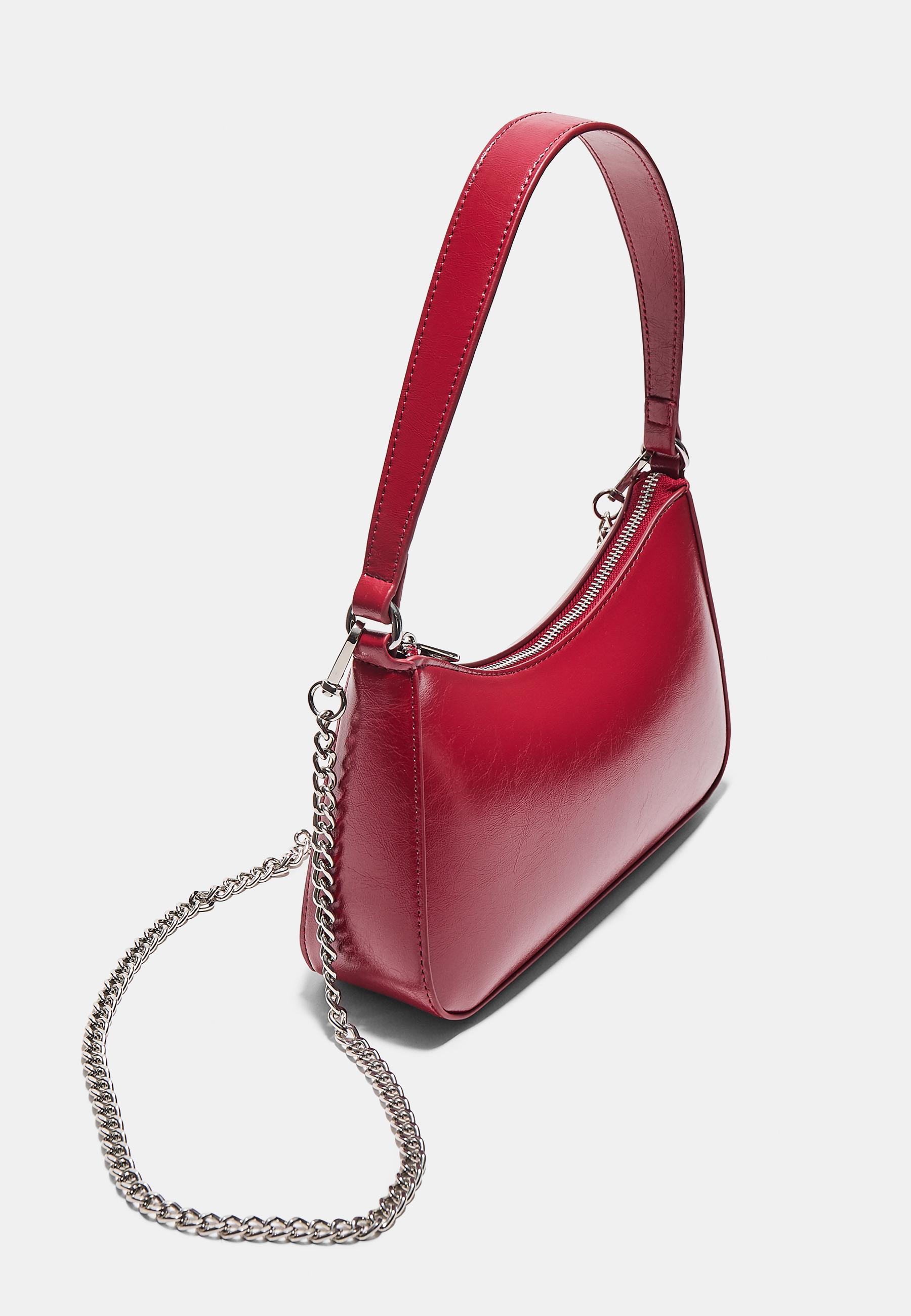 LONG CHAIN SHOULDER BAG