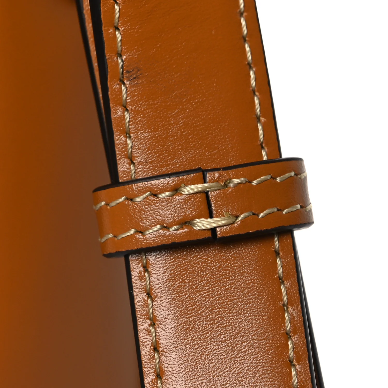 Smooth Calfskin Canvas 9to5 Shoulder Bag Natural Golden - Top Club