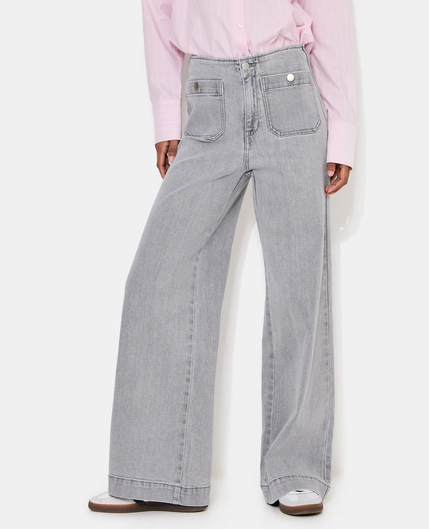Pimkie Jean wide taille haute avec poches devant