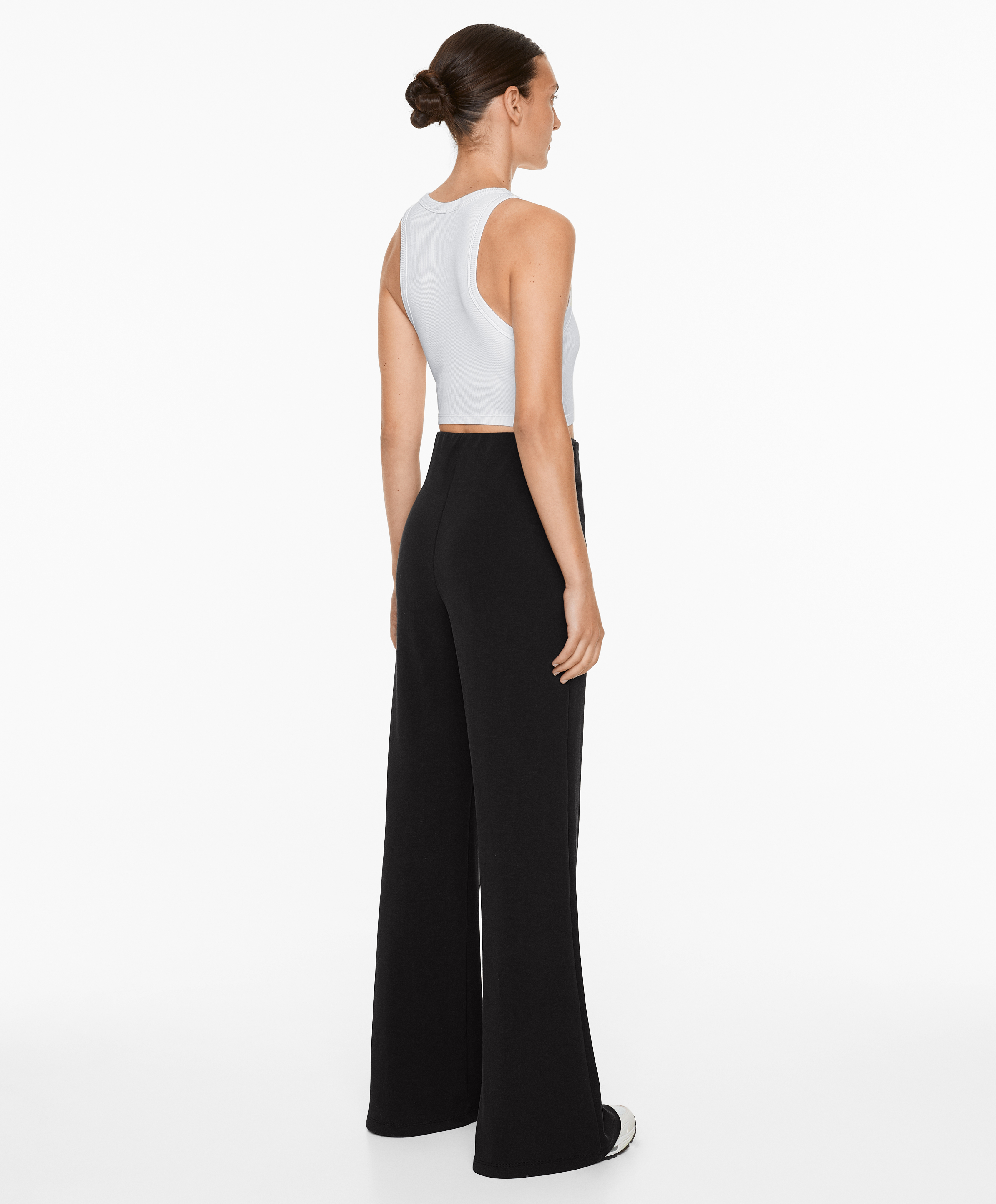 OYSHO Flare trousers with modal