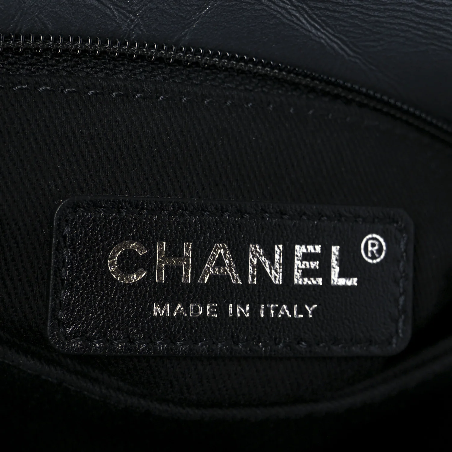 Metallic Aged Calfskin Quilted Mini Coco Handle Flap Charcoal - Top Club