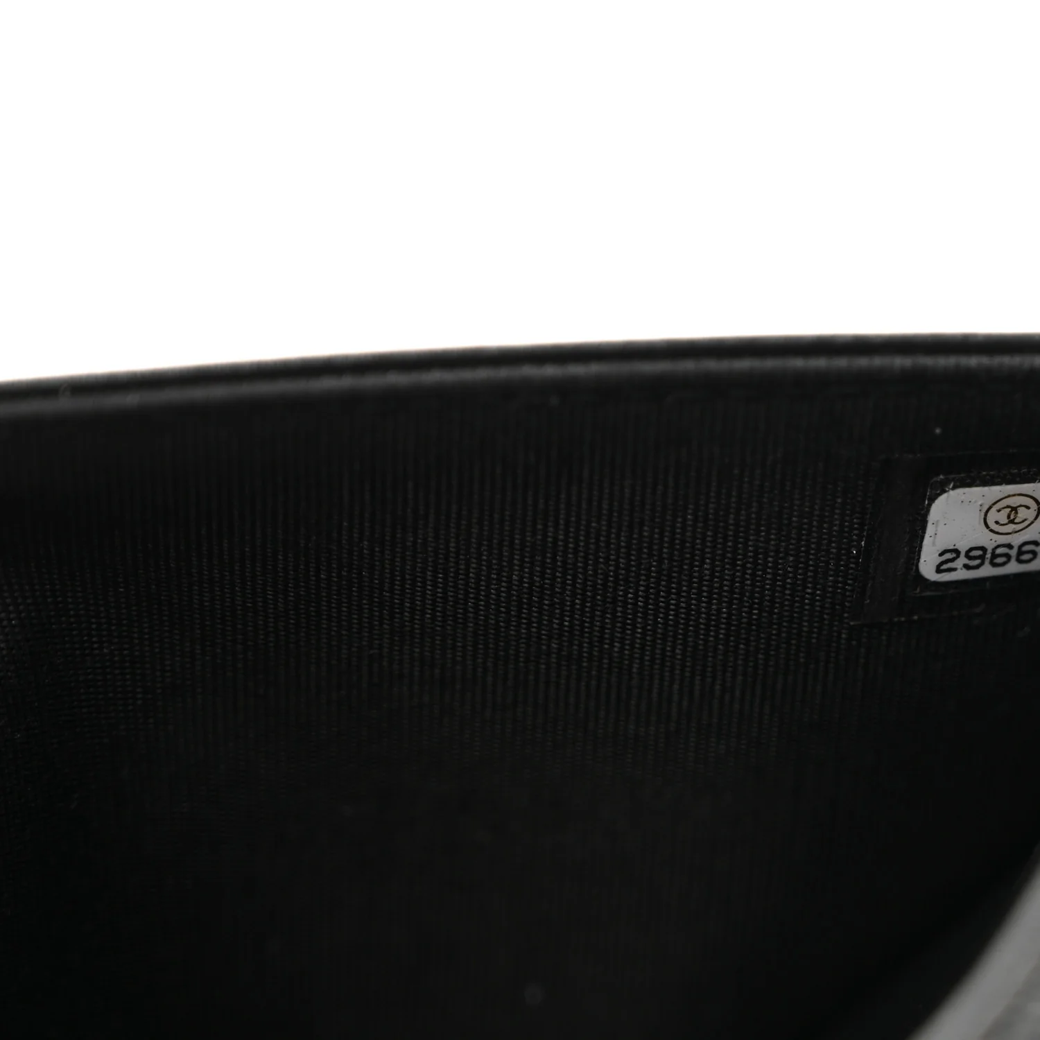 Caviar Quilted Boy Wallet On Chain WOC Black - Top Club