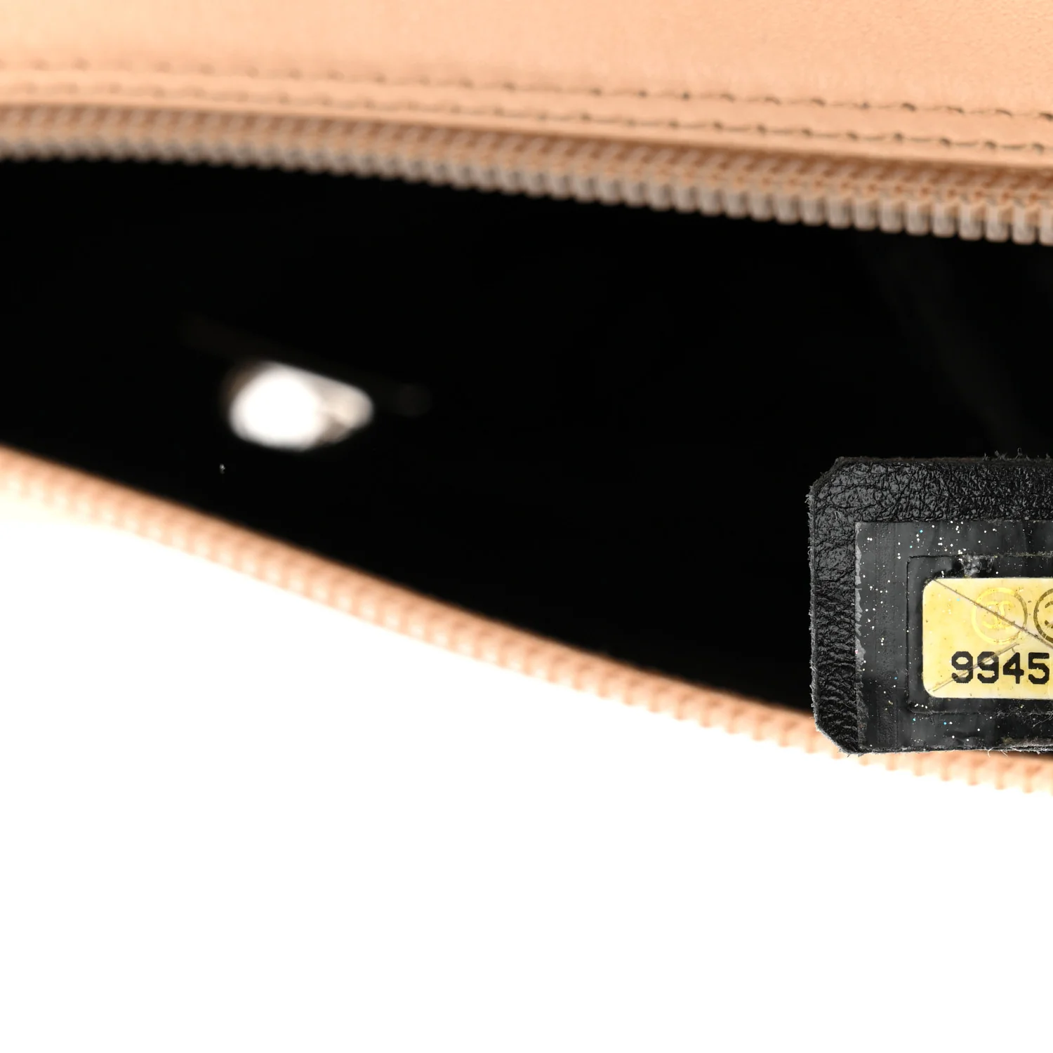 Calfskin Quilted Large Cambon Multipocket Reporter Beige Black - Top Club