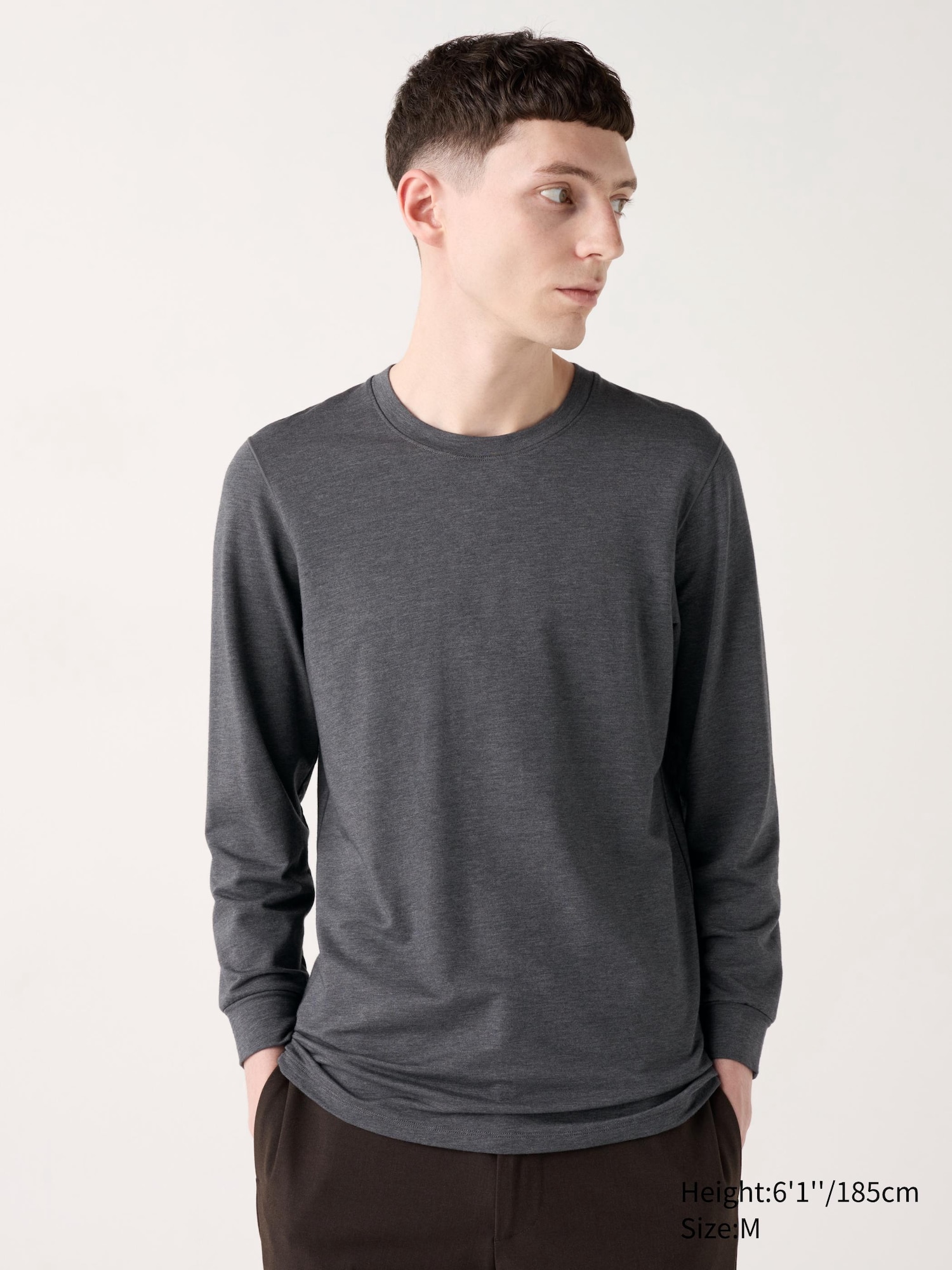 HEATTECH EXTRA WARM Cotton Crew Neck Long Sleeve T-Shirt