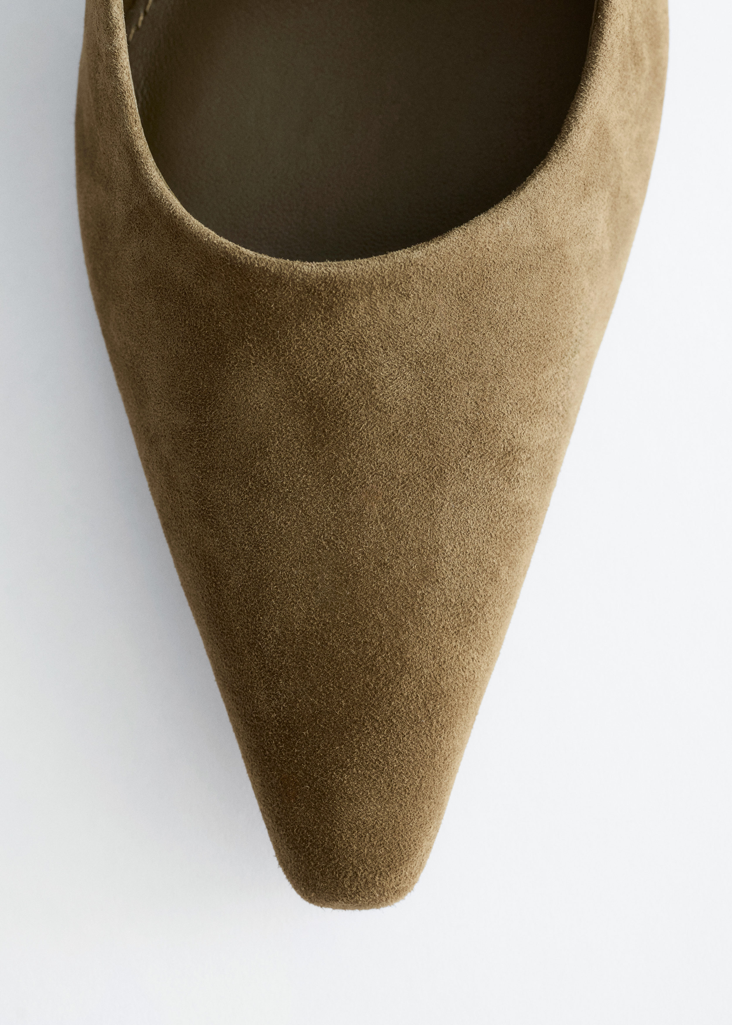 & Other Stories SUEDE BLOCK-HEEL PUMPS