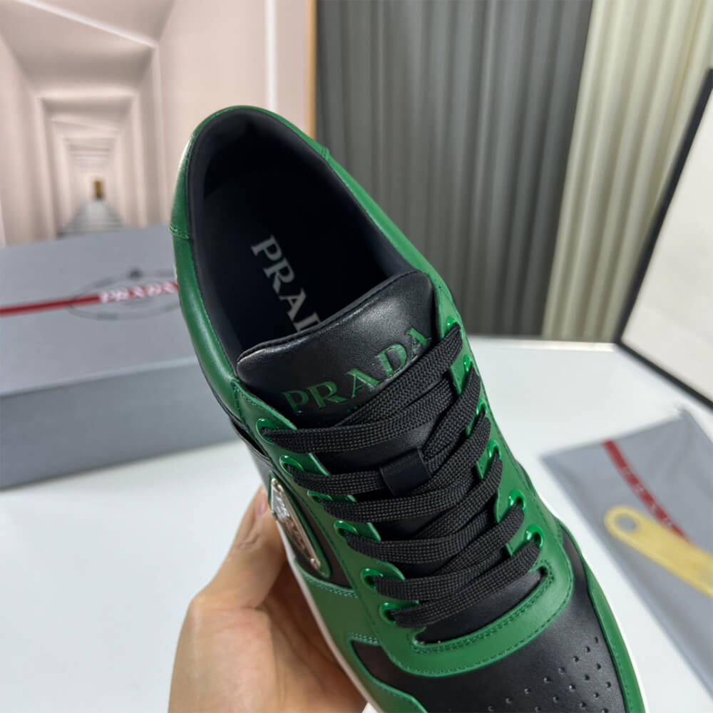 Prada Downtown nappa leather sneakers - Top Club
