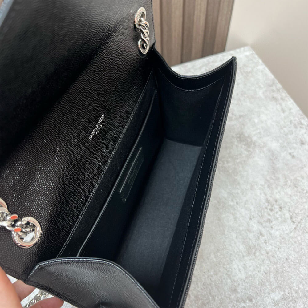 YSL envelope medium in grained leather - Top Club