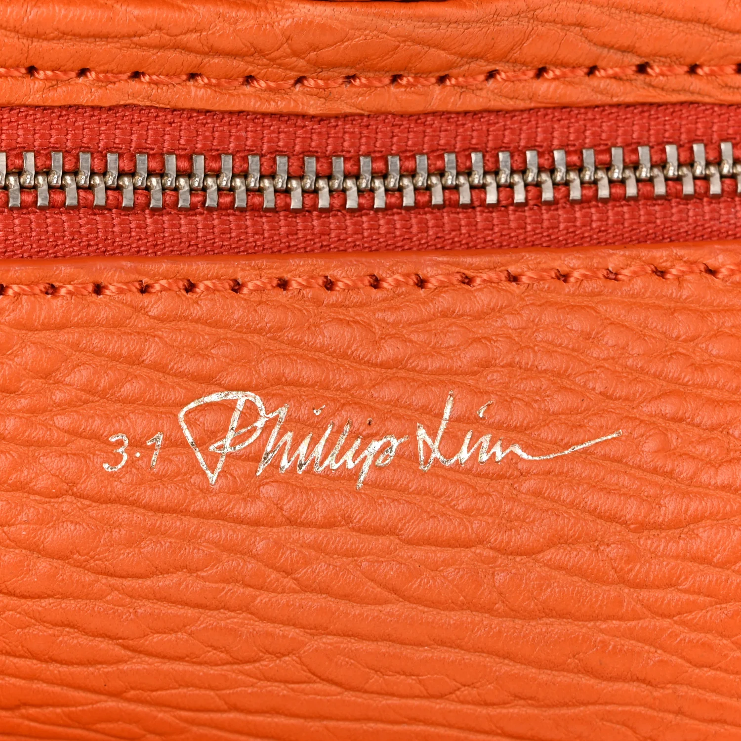 Textured Calfskin Mini Pashli Satchel Orange - Top Club