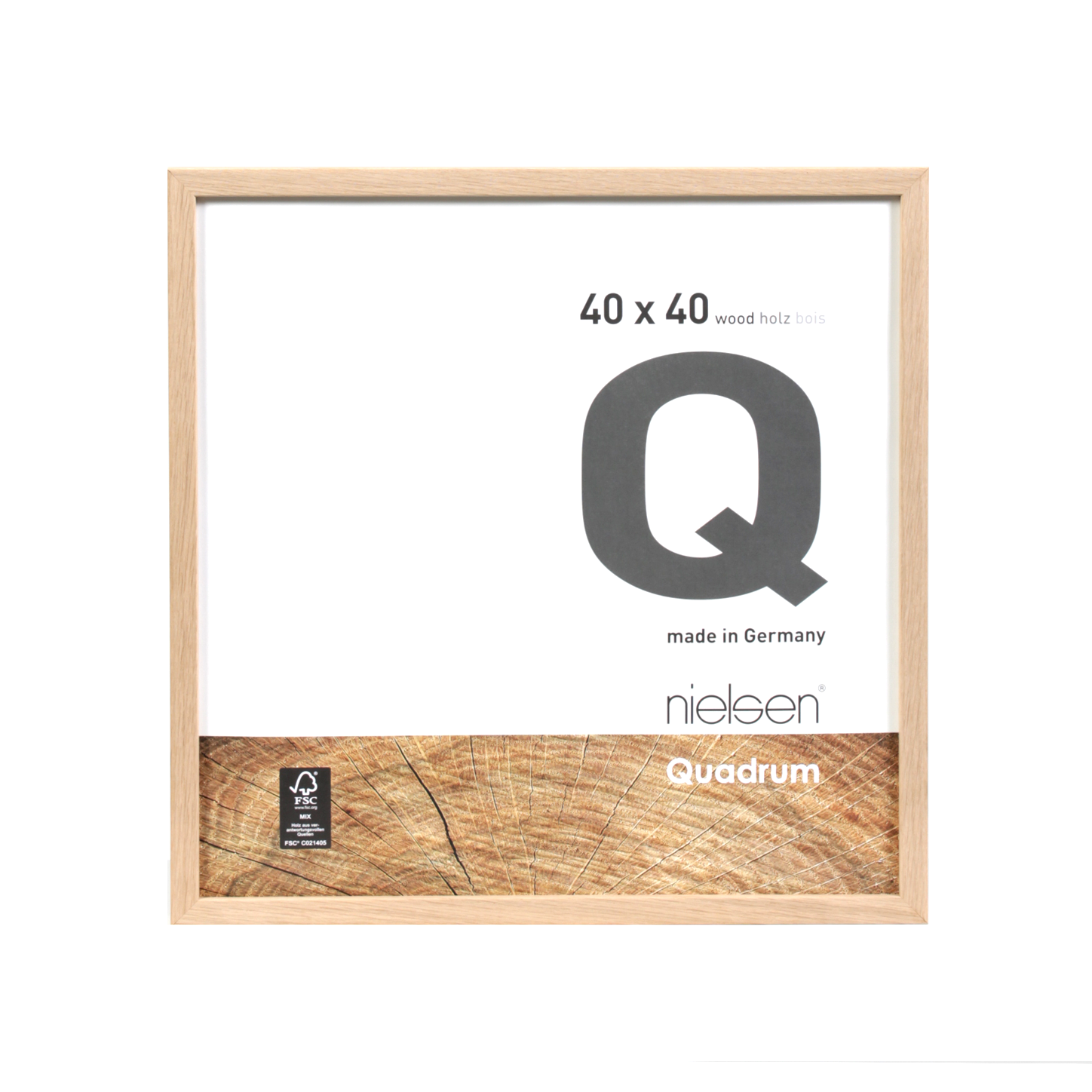 Fotolijst Quadrum 40x40 Oak