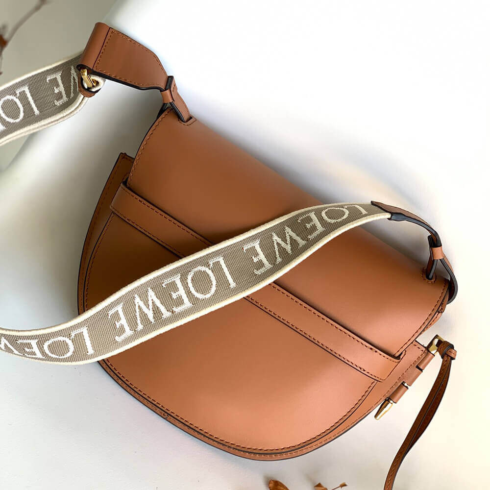 Small Gate Dual bag in soft calfskin and jacquard(HIGH-END Grade) - Top Club